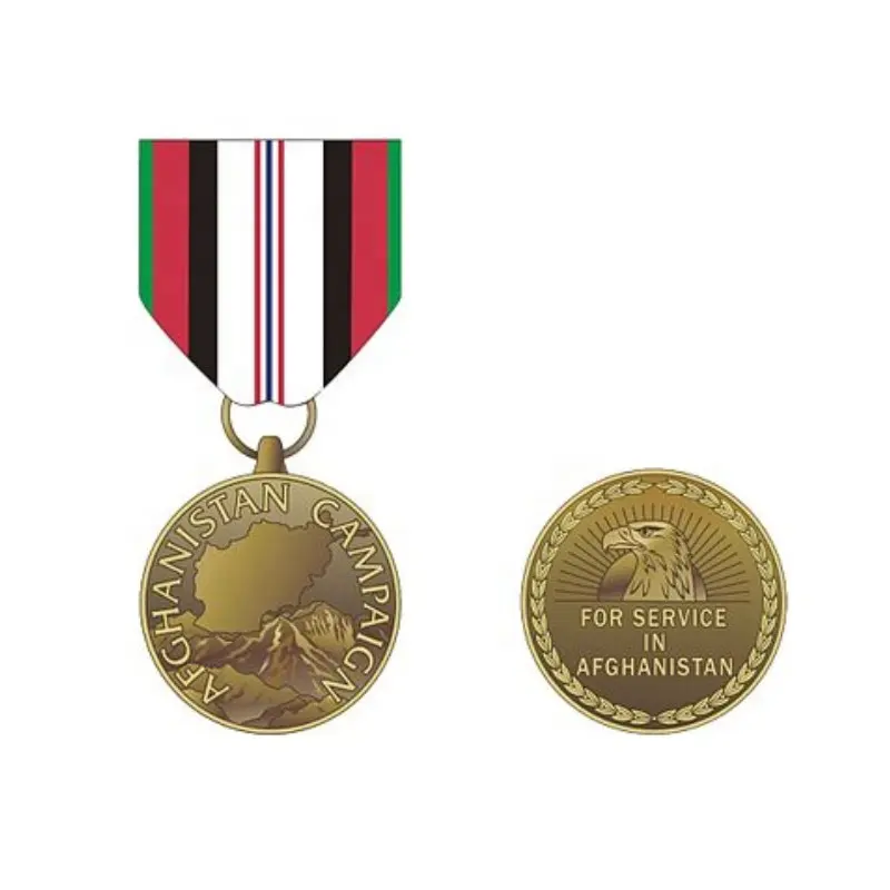 Medalla en miniatura de metal de cinta corta personalizada de premio barato