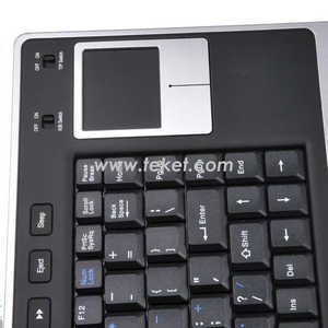 Mini teclado inalámbrico K8C con panel táctil K8C compatible con receptor de interfaz USB. - Product Image 3