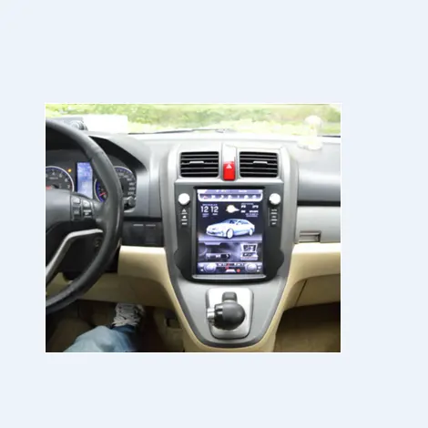 10.4 inch vertical screen Android7.1/8.1 system 6core car player for Honda CRV 2009-2012 support 4G WiFi 4+64GB