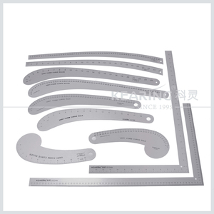 Nhôm đường cong cai trị và may thiết kế kim loại người cai trị& dòng <span class=keywords><strong>hip</strong></span> đường cong cai trị - Product Image 2