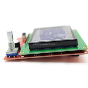 LCD 12864 Sürüm Grafik Akıllı Ekran Denetleyici Modülü Adaptörü ve Kablosu ile RAMPS 1.4 Reprap 3D Yazıcı Kiti - Product Image 4