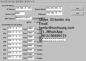 8ポートcatv mpeg-2 mpeg-4 sdエンコーダー (8 AV/RCA 1 ASI入力、ASI TS IPマルチキャストユニキャスト出力) - Product Image 3