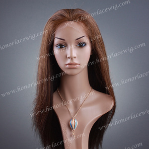 F693 silk base silk top <strong>4</strong>&quot;x4&quot; full lace wigs natural straight hair clips 22inch 12&quot;-24&quot; medium brown color #<strong>3</strong> real <strong>human</strong> hair