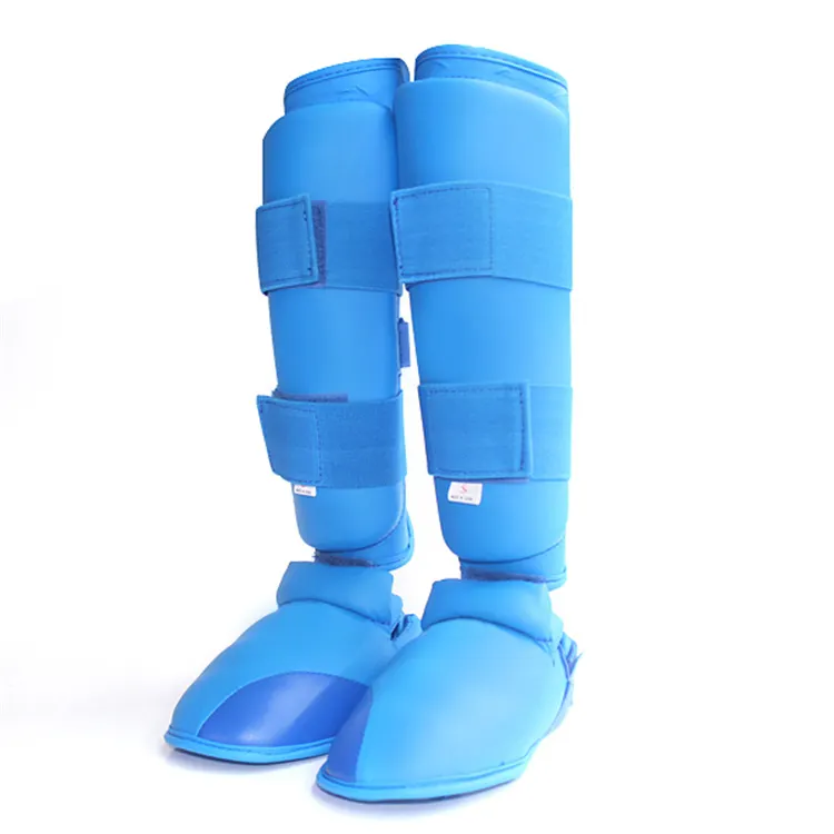 Mẫu Miễn Phí Vận Chuyển Nhúng Bọt Woosung Karate Thiết Bị Thể Thao Caneleira De Taekwondo/Karate Shin Guard