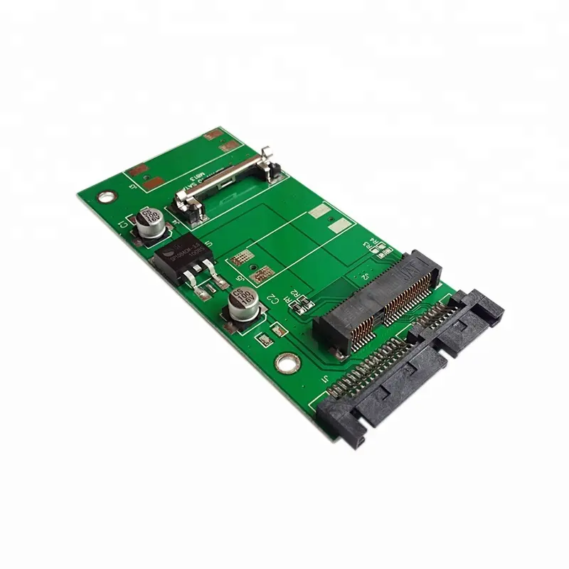 Mini PCIe MSATA 30mm 50mm SSD de 2,5 pulgadas SATA III convertidor de adaptador de tarjeta