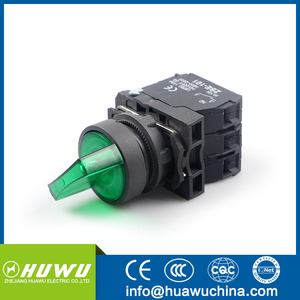 HUAWU HB4EK1235 pulsador interruptor de botón pulsador iluminado 22mm iluminado de arranque interruptor de botón de empuje
