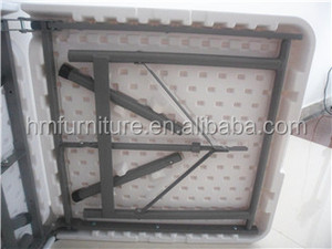 4ft 5ft 6ft 8ft רהיטים מתקפלים <span class=keywords><strong>hdpe</strong></span> חיצוני אוכל שולחן mesa plegable
