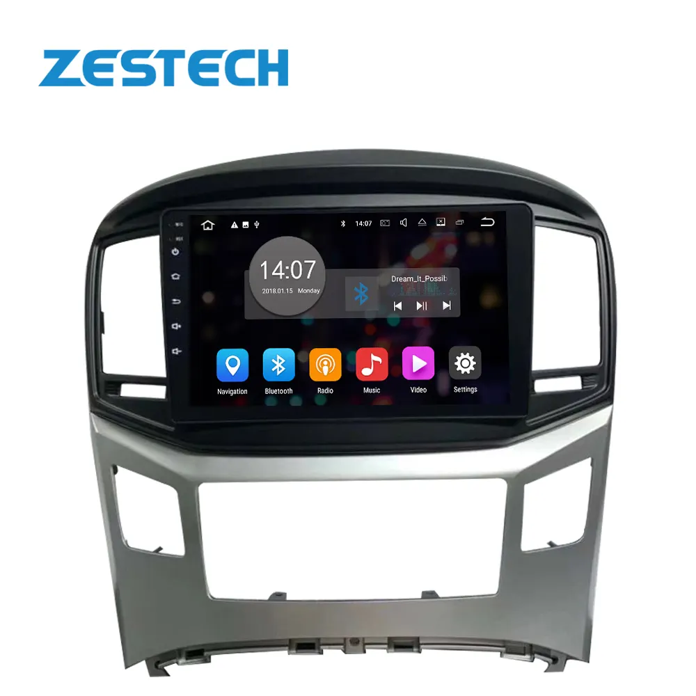 1 din Ultime Car Stereo per Hyundai H1 Gran Strex 2016 Multimedia Player con Android 9.0 del sistema Autoradio Stereo