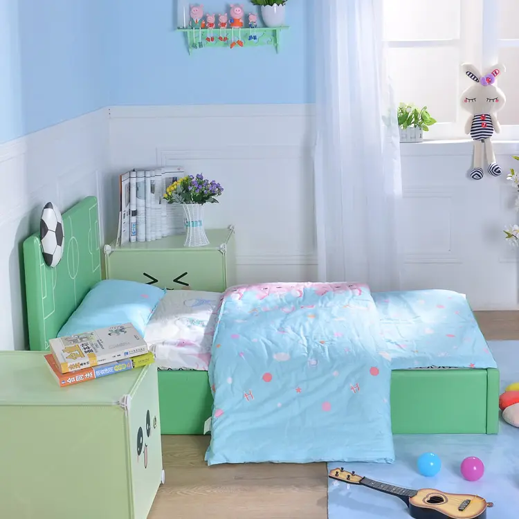 Cama tapizada para niños, sala de estar