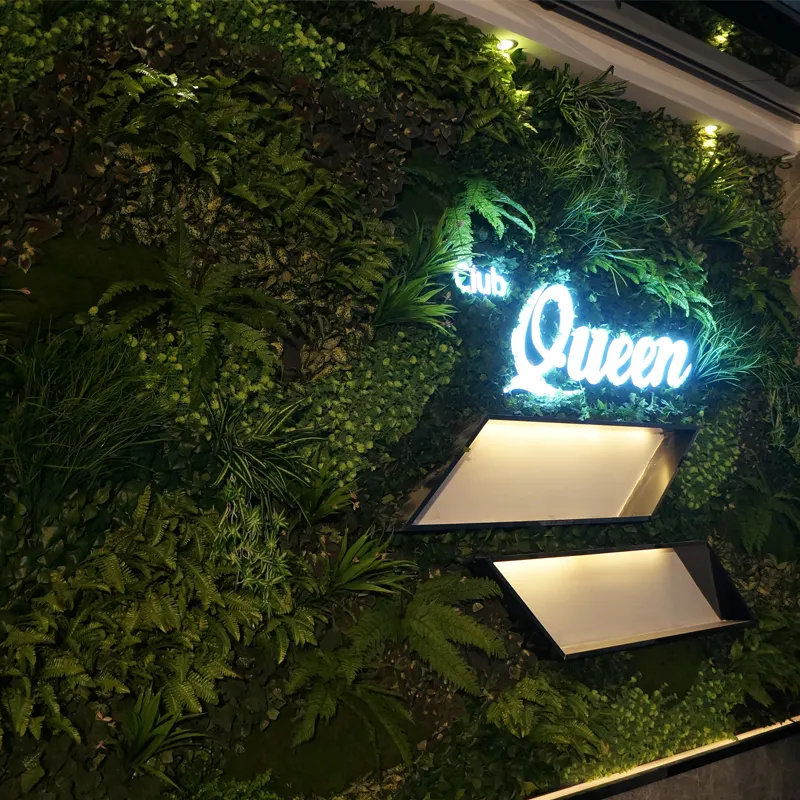 Imitazioni da parete in rattan arredamento plastica vegetale sistema di vertical garden pianta artificiale della parete della decorazione della casa della parete verde