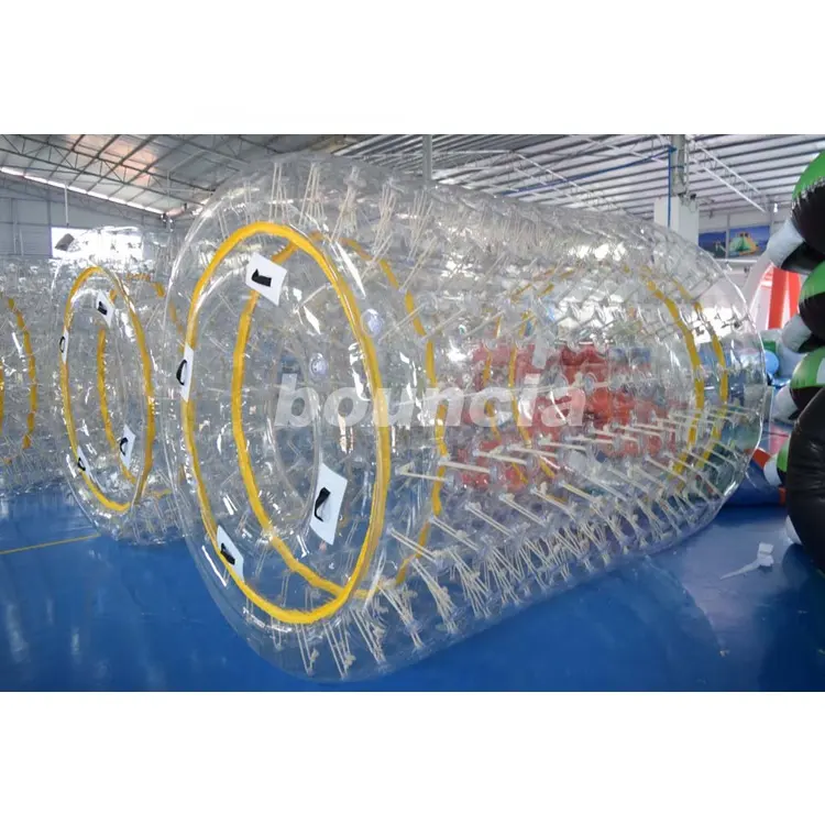 Rolo inflável transparente para água, para vidro ou piscina