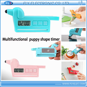 2024 Multifunktions-LCD-Küchen timer mit Magnet Doggy Design Kinder Countdown zählen digitalen LCD-Timer - Product Image 5