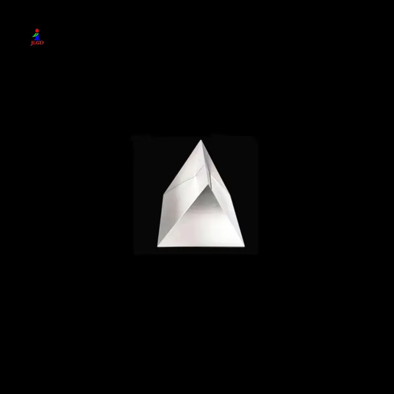 Prisma de vidro óptico de acrílico, mini prisma triangular