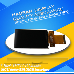 Risoluzioni hvga320x480 da 3.5 pollici tft lcd modulo display dello schermo RGB/MCU/SPI interfaccia 50 pin connettore 3.5" tft lcd modulo - Product Image 6