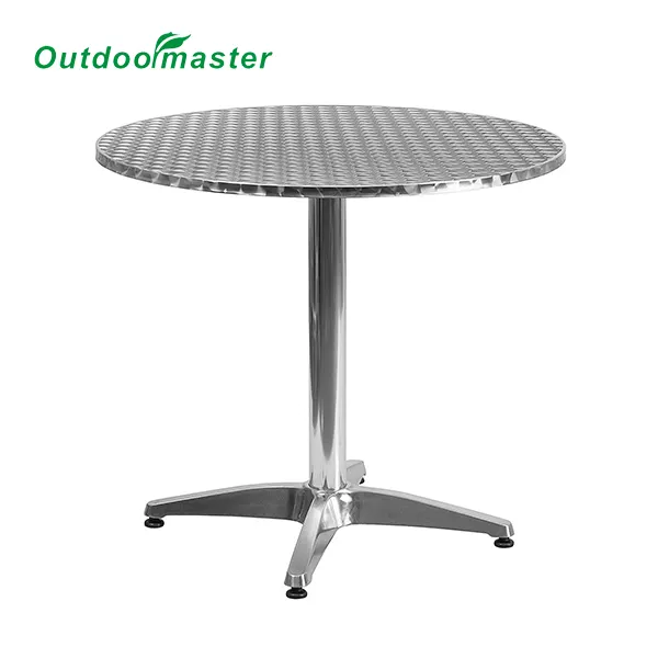 Plateau de Table rond en aluminium, 6 et 31.5 pouces, pour l'intérieur et l'extérieur, en acier inoxydable