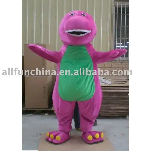 Barney Bulu Kostum Mewah Kostum Pesta Kostum atau Mewah Pakaian Maskot