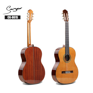 Professionelle gitarre 39 zoll handarbeit Solide Zeder Top Klassische gitarre