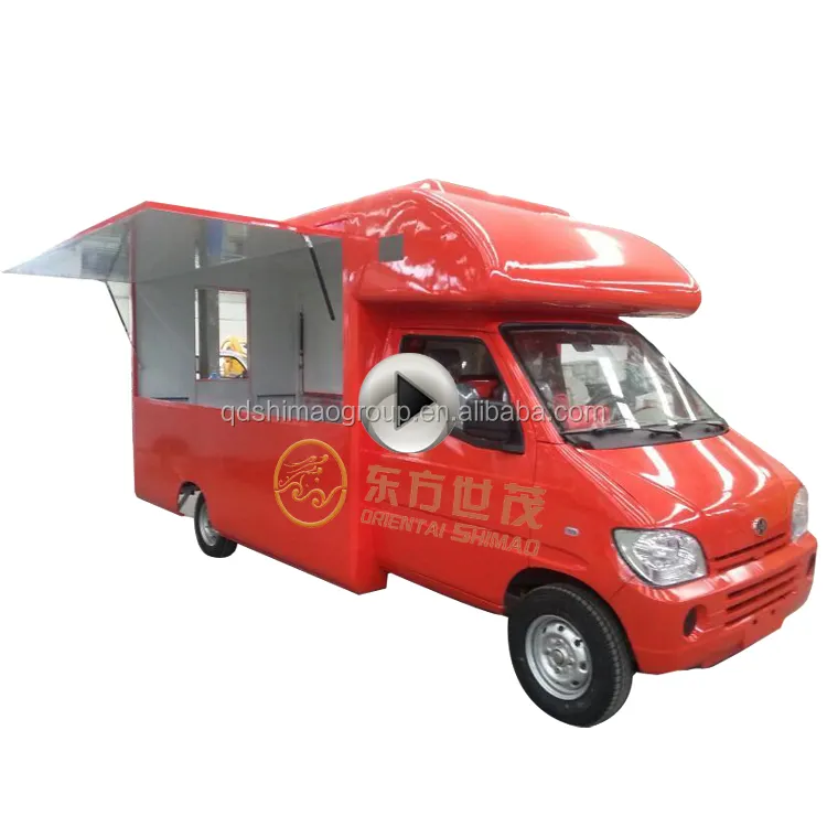 Outdoor electric cheap price crepe food truck for sale from China factory