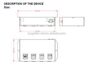 16-Kanal-DMX-Controller für RGB RGBW DMX-Lichts teuerung DMX-Controller DMX512