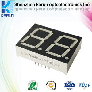 Hohe qualität blau 0.8 zoll 2 ziffern 7 segment led countdown-timer display 2 digit