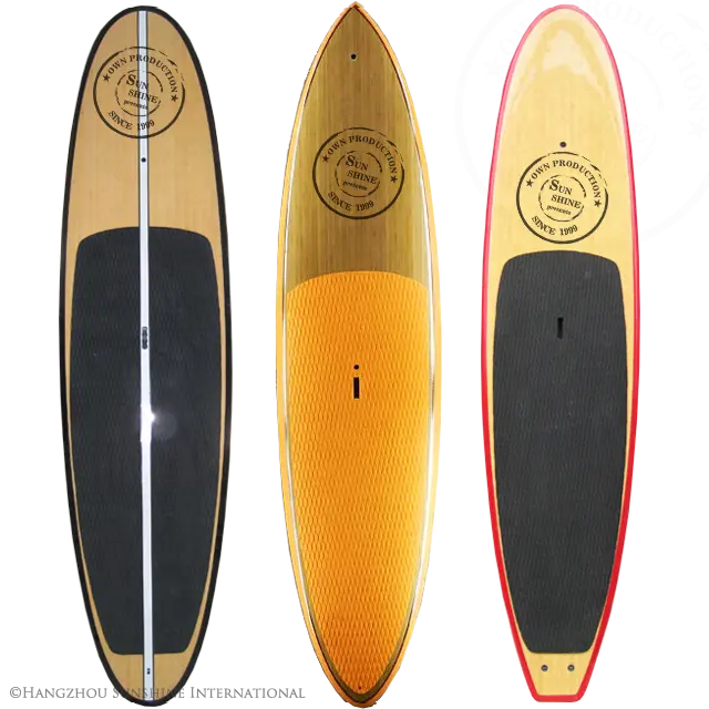 Wholesales Beautiful Bamboo SUP Stand Up Paddle Boards