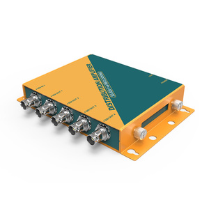 AVMATRIX 1 entrada 4 salida miniatura SD1141 SDI amplificador de señal divisor con Audio integrado