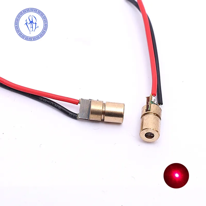 Module de Diode à points rouges, à bas prix, 6500 nm 650nm 1mw pour pointeur Laser