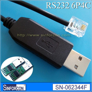 コンピュータIxionリモートPVCジャケットのためのrj11シリアルケーブルへのFTDI USB RS232 - Product Image 5