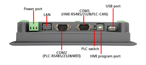 Coolmay Plc <strong>Controller</strong> Programmable Logic <strong>Controller</strong> 24DI/20DO Plc Hmi All in One MX2N-70HB-44M - Product Image 3