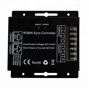 RGBW LED Strip Controller RJ45 Sync Control fabbricazione Wireless RGBW 4CH 32A Dimmer LED - Product Image 2