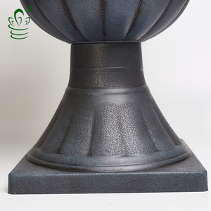Home Garden Decoration Plastic Cup Plant Tall Garden Urn Flower <strong>Pot</strong> Planters Roman Style Vintage Style Antique <strong>Pots</strong> and Urns