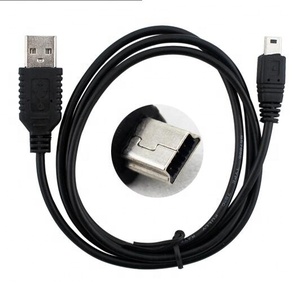 80厘米V3 <span class=keywords><strong>5pin</strong></span>迷你<span class=keywords><strong>USB</strong></span>至<span class=keywords><strong>USB</strong></span> 2.0数据传输充电电缆MP3 MP4全球定位系统相机手机5针电源线