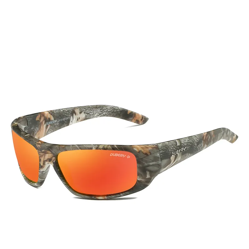 DUBERY Polarized Night Vision Sunglasses Man UV400 Luxury Mirror Sunglasses