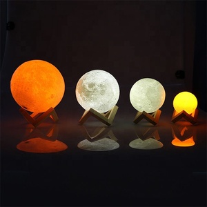 8cm 15cm 20cm Uzaktan Kumanda Ay Işığı 3d Led Ay Işığı Ay Lambası - Product Image 1