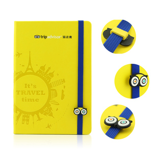 ไดอารี่ Basic A5 โน้ตบุ๊คหนัง USB Journal A4 A6 Planner โลโก้ที่กำหนดเอง Agenda PU ไดอารี่แถบยืดหยุ่นชุดของขวัญ - Product Image 1