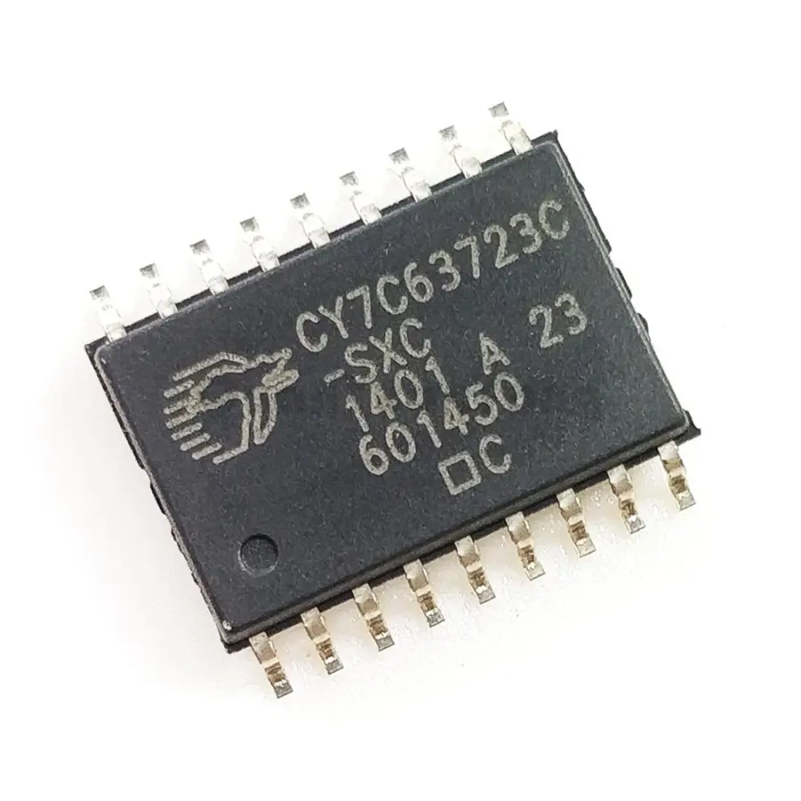 IC CY7C63723C-SXC USB Micro Controller MCU Pengendali Mikro Timer Combo 8 K LS USB/PS-2 Controller Elektronik Komponen CY7C6372