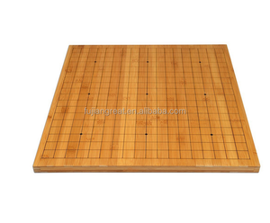 Bamboo 0.8&quot; Etched Go Table Board Goban Chinese Chess Double-sided Board Set XIANGQI for Game - Product Image 1