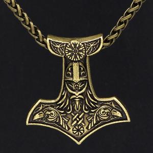 İskandinav Vikings Runes muska çekiç kolye kolye Raven kolye kolye Nordic tılsım