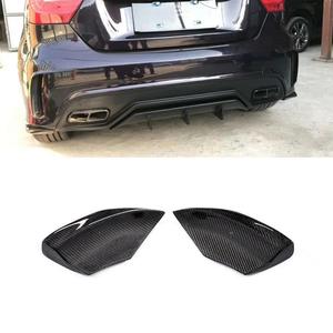 VスタイルW176AクラスカーボンファイバーリアバンパースプリッターforMercedes Benz A180 A200 A250 A45 AMG2013-2016 - Product Image 1
