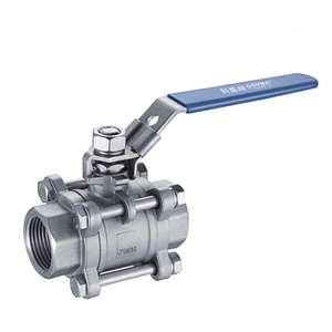 COVNA DN50 2 inç 2 yollu tam delik 1000 PSI yüksek basınç 3 adet 316 paslanmaz çelik saplar küresel vana upvc/pirinç/paslanmaz - Product Image 1