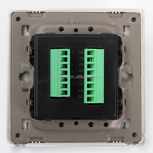 12V 24V אוטומציה מגע יבש חדר בקרת קיר מתג עבור 1-6 כפתורים