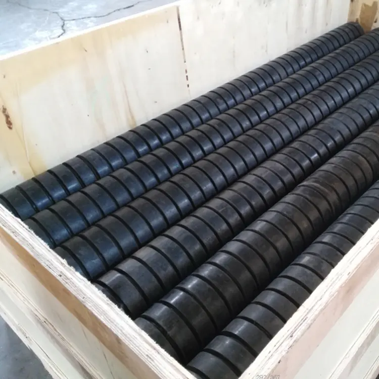 Китай производитель 159 мм Диаметр возврата резиновые ролики