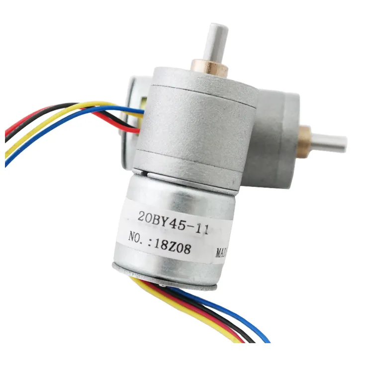 5v dc dişli step motor 20mm mikro dişli step Motor 2 faz 4 tel mikro dişli step şanzımanlı motor