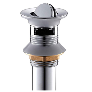 Scarico del bacino di prezzo all'ingrosso con trabocco Flip Hole rubinetto bagno nave lavello lavello Pop-Up tappo di scarico senza <span class=keywords><strong>Overflow</strong></span>