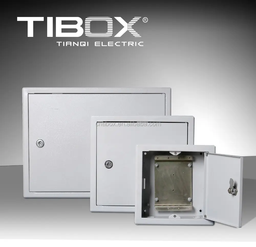 TIBOX-tablero de distribución monofásico, montaje de carril Din de metal, tipo spn, nuevo modelo, db box mcb