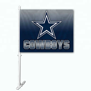 Özelleştirilmiş polyester baskılı dallas cowboys araba bayrakları - Product Image 4