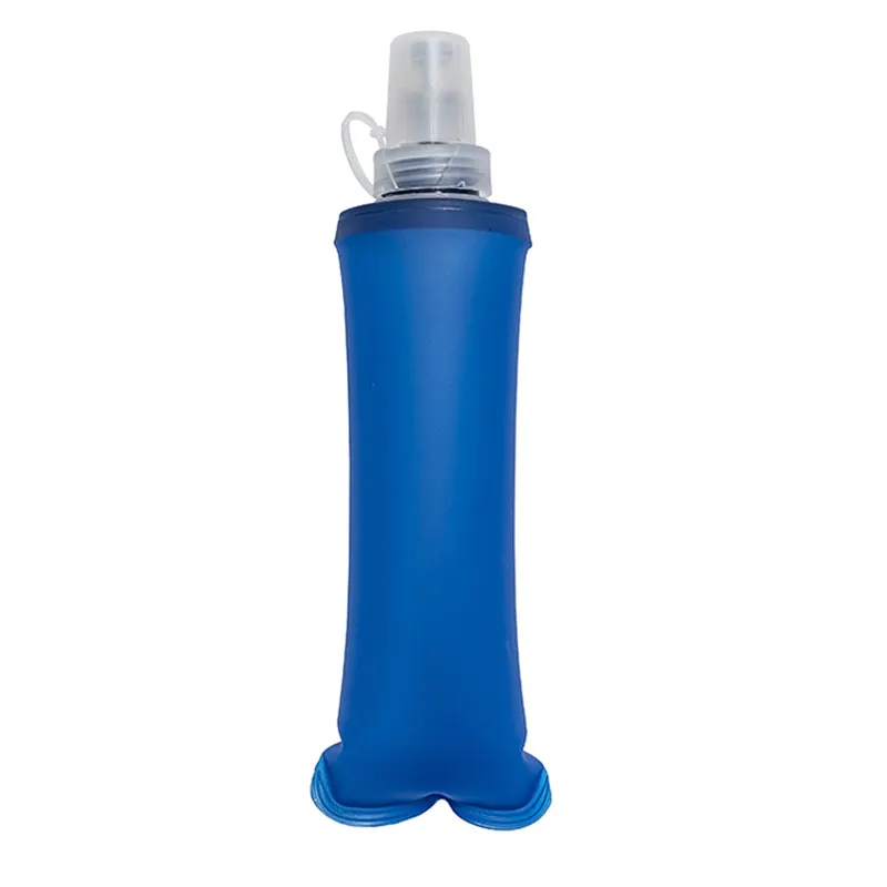 Extérieur potable boisson personnalisée pliable tpu bouteille d'eau