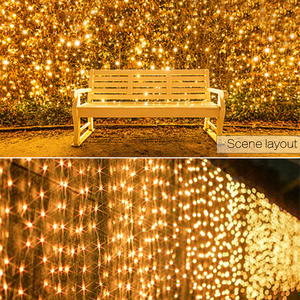 2025 Hot Sale Party Home Decorate USB Charge Window Curtain <strong>String</strong> <strong>Light</strong> With <strong>Timer</strong> <strong>Remote</strong> LED Wedding <strong>String</strong> <strong>Lights</strong> - Product Image 3