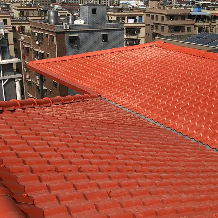 Pannelli di copertura trapezoidale del portogallo delle tegole dei tetti di mikrometer del pvc di asa ondulato leggero