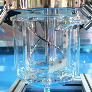 1L-2L laboratuvar vakum emülgatör küçük losyon mikser kozmetik küçük yüksek hızlı kesme homogenier karıştırma makinesi - Product Image 3